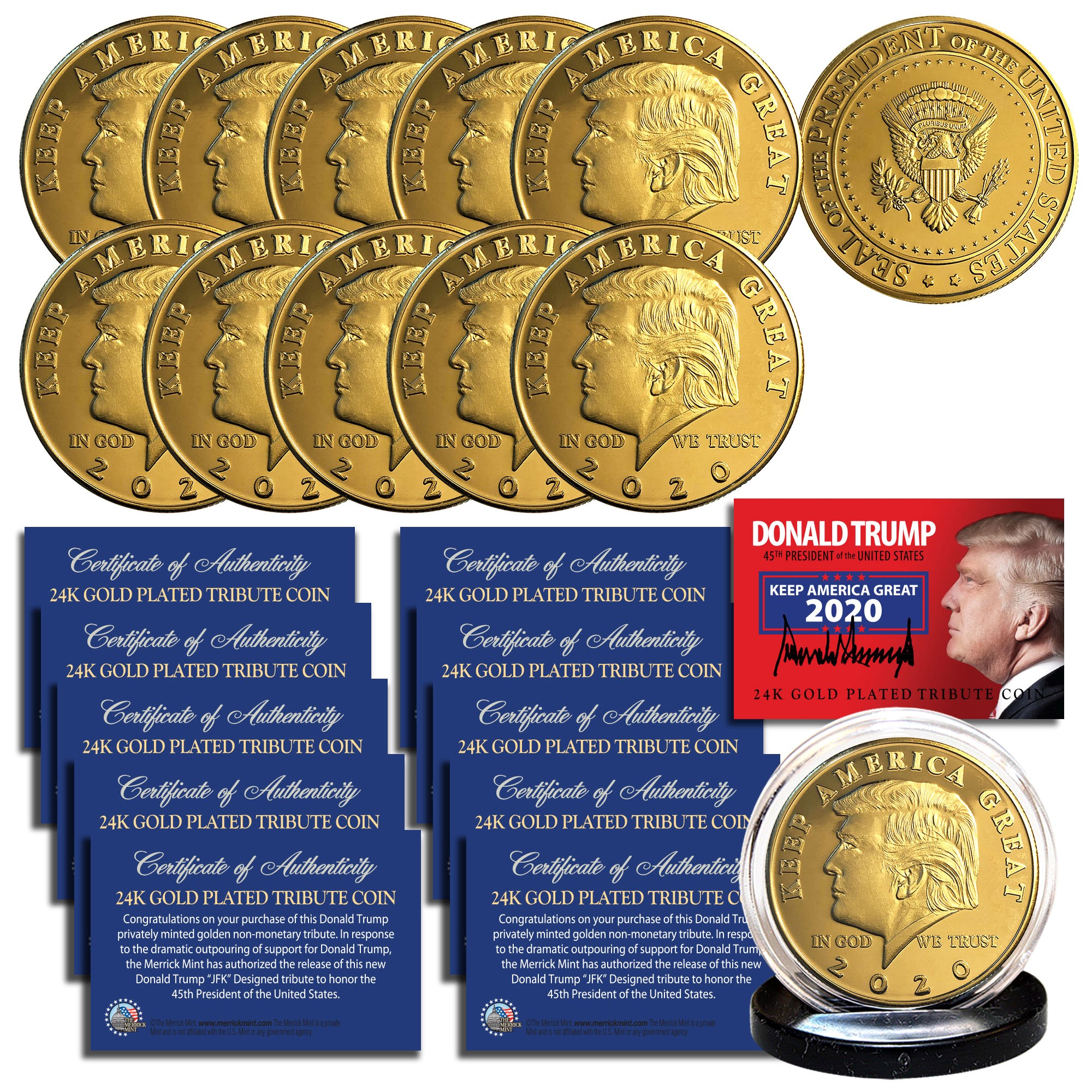 KEEP AMERICA GREAT トランプ大統領　2020 銀貨 訳有り‼︎KEEP AMERICA GREAT トランプ大統領 2020 銀貨